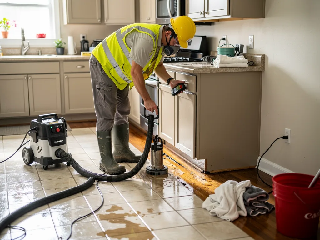 Appliance Leak Cleanup